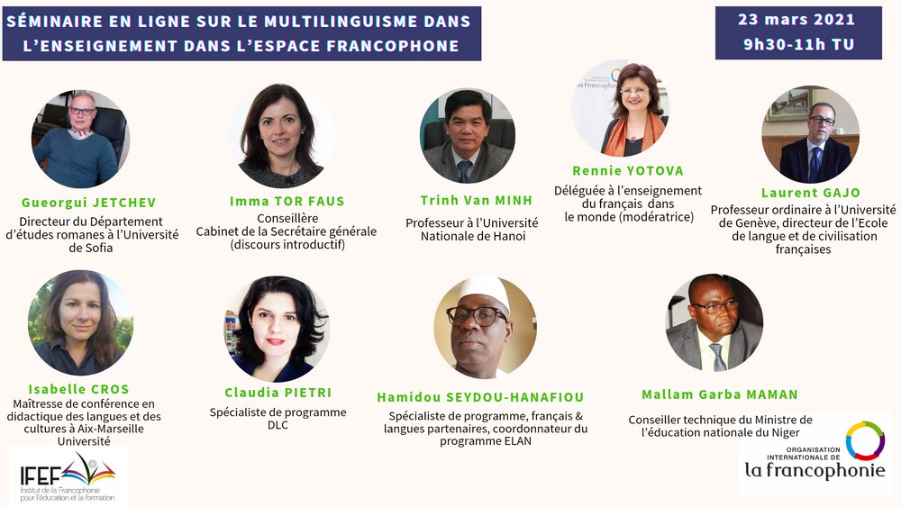 Séminaire en ligne sur le multilinguisme