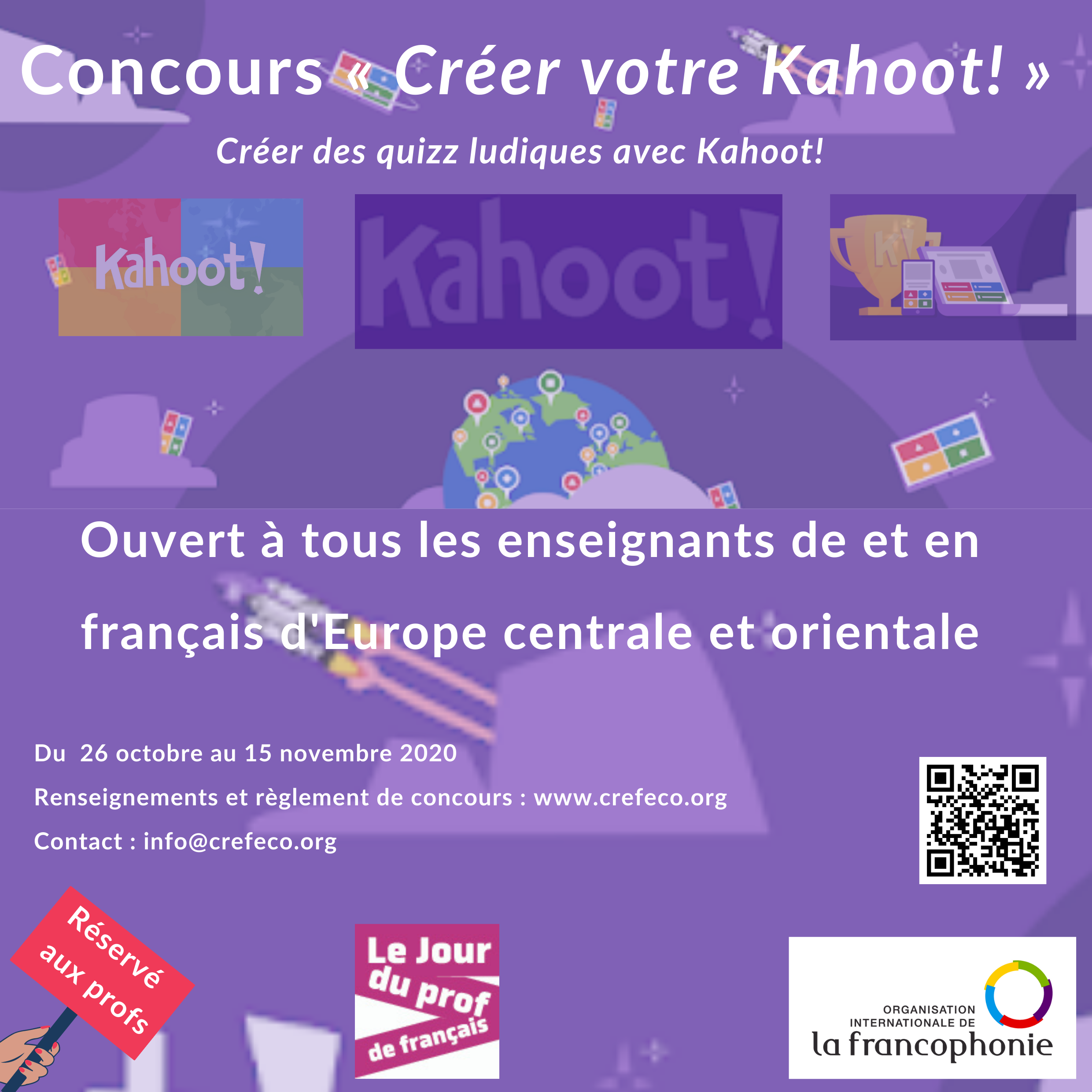 Concours de création de quiz ludo-pédagogique avec Kahoot!